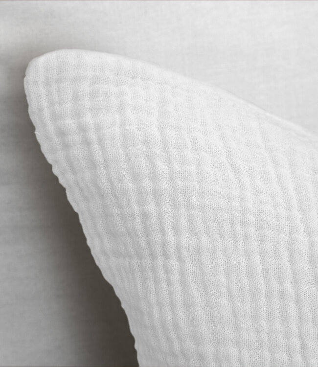 Mousseline wit 140 x 220