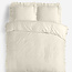 Ruffles crème 200 x 200/220
