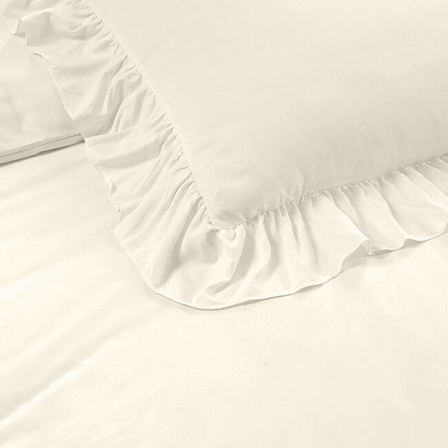 Ruffles crème 200 x 200/220