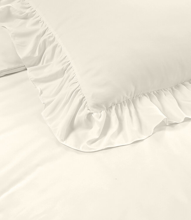 Ruffles crème 200 x 200/220
