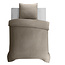 Bladeren 3D Taupe/Grijs 140 x 200/220