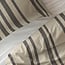 Sleeptime Linear linen Sand 200 × 200/220 - Duvet Cover
