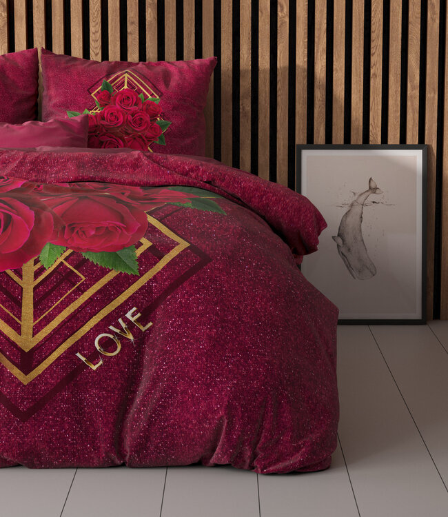 Eeuwige liefde Rood 140 x 200/220