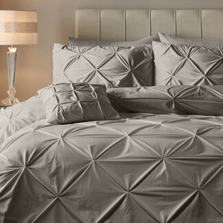 Sleeptime Fluweel pintuck zand 200 x 200/220