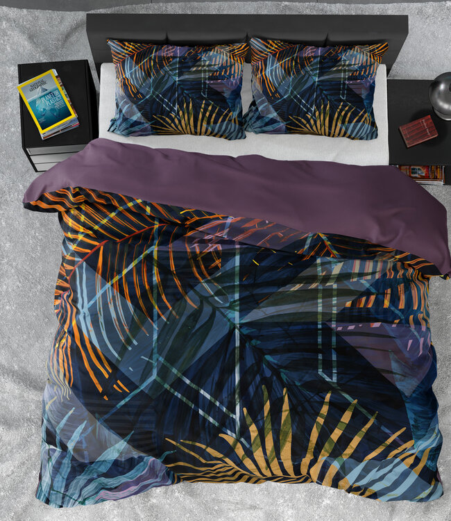 Marina marineblauw 140 x 220