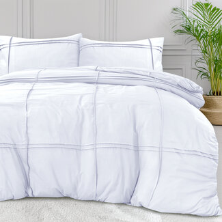 Linnick DD Gewassen getuft wit 200 x 200/220