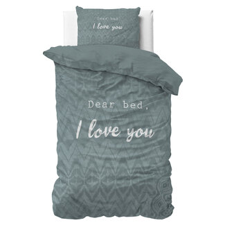 Sleeptime I Love Bed groen 140 x 200/220
