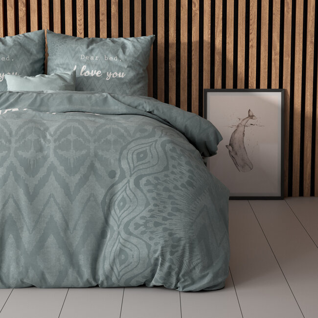 I Love Bed groen 140 x 200/220