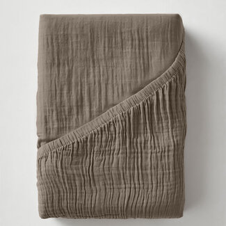Dreamhouse Mousseline taupe 180 x 200 + 30