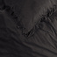 Fluwelen Ruches Zwart 140 x 220