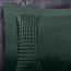 Fluwelen band groen set van 2 slopen 60 x 70 cm