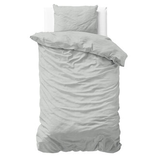 Sleeptime Flanell Jason Grey 140 × 200/220 - Bettbezug