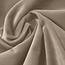 Fluwelen bies Taupe / Grijs 140 x 220