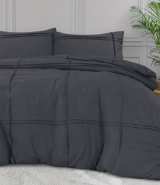 100% Microvezel DD Gewassen getuft Antraciet 140 x 200/220