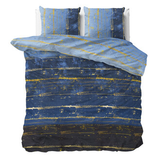 Sleeptime Kratzblau 200 × 220 - Bettbezug