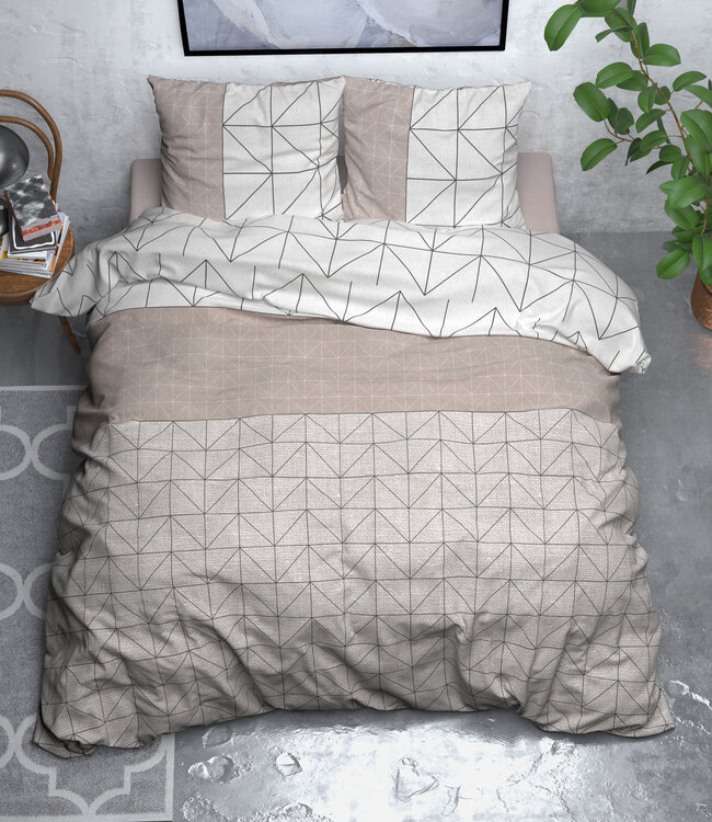 Flanel Gino Taupe 140 x 220