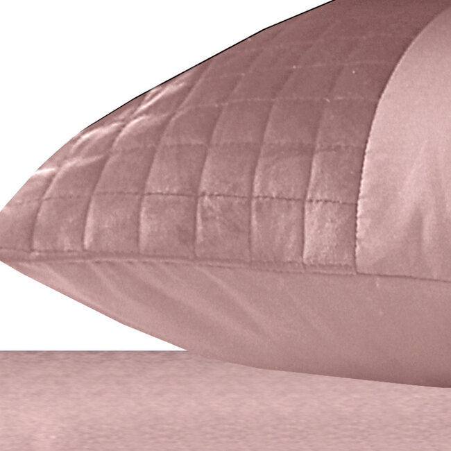 Velvet band roze 2-pack slopen 60 x 70