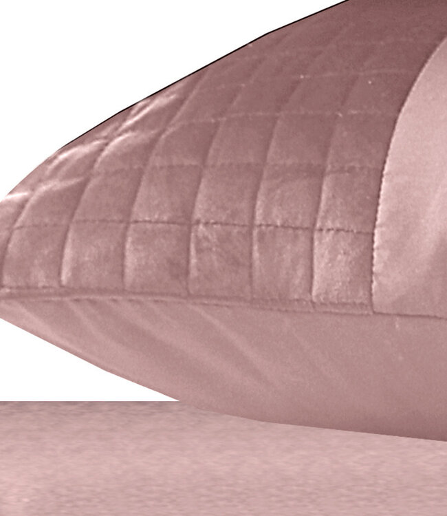 Velvet band roze 2-pack slopen 60 x 70