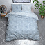 Gewassen katoenen flanel blauw 140 x 220
