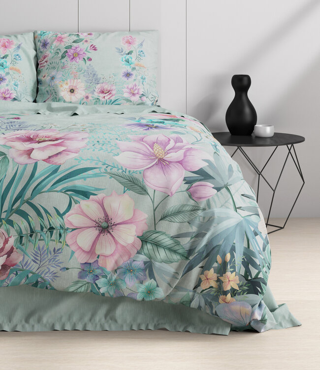 Flore Blauw 140 x 220