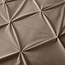 Fluwelen Pintuck Taupe 140 x 200/220