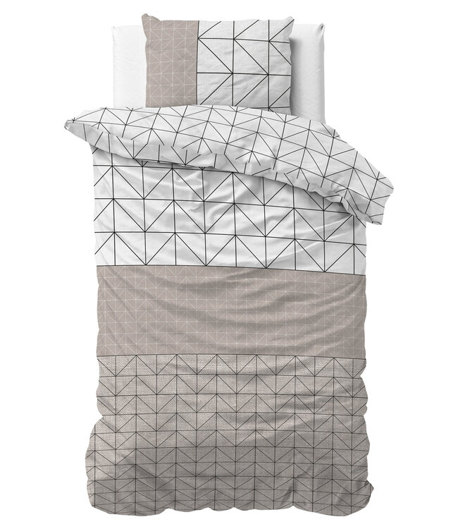 Flanel Gino Taupe 140 x 220