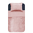 Fluwelen bies roze 140 x 220