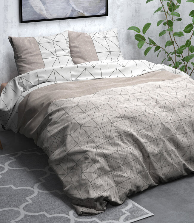 Flanel Gino Taupe 140 x 220