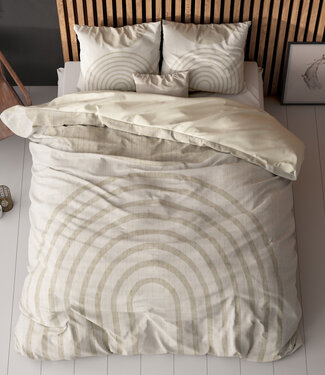 100% Microvezel Lobna beige 200 x 200/220