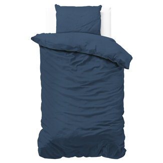 Zensation Satin Point Navy Blue 140 × 220 - Duvet Cover
