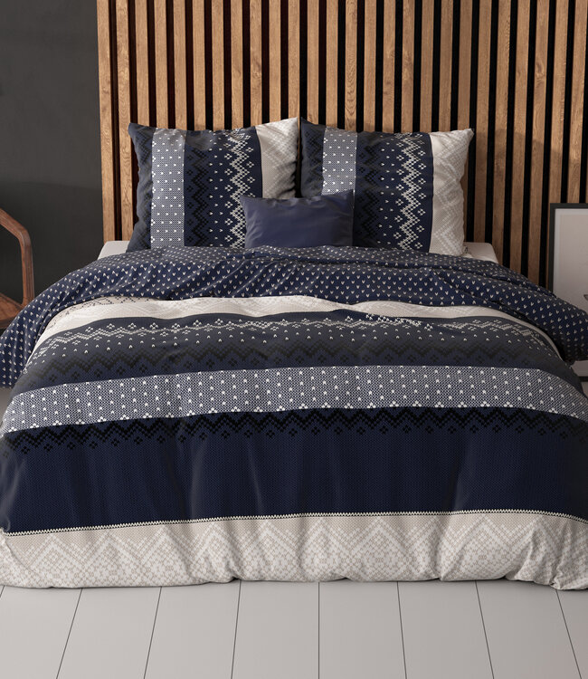 Elisabeth marineblauw 200 x 220