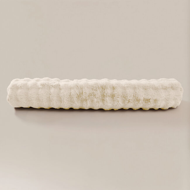 Bodykussen Pompom Beige 140 x 20 cm