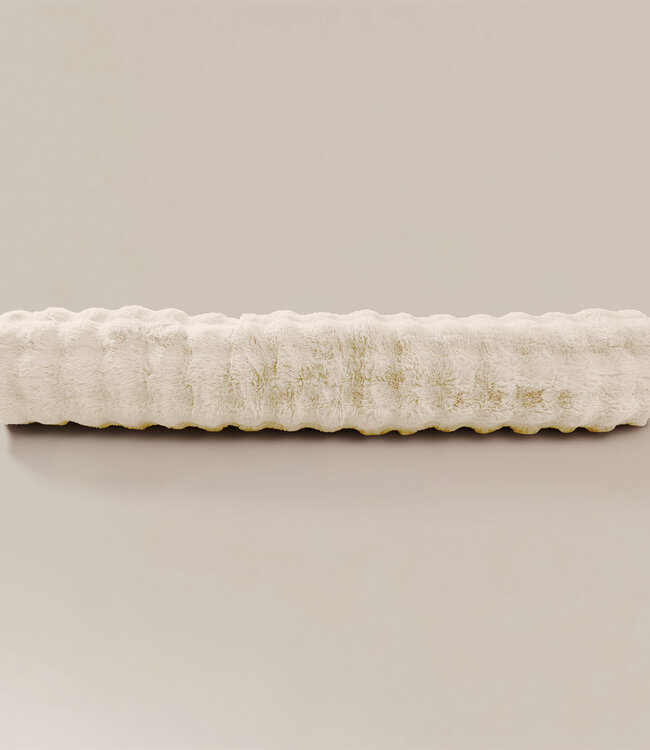 Bodykussen Pompom Beige 140 x 20 cm