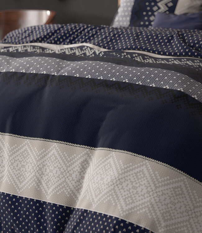 Elisabeth marineblauw 200 x 220