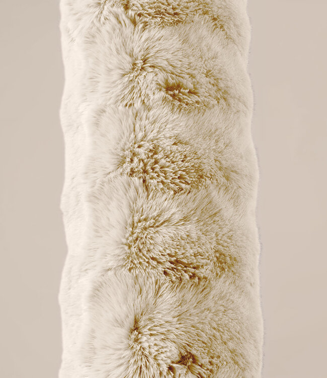 Bodykussen Pompom Beige 140 x 20 cm