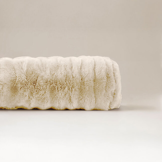 Bodykussen Pompom Beige 140 x 20 cm
