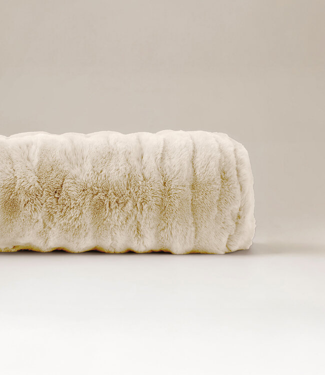 Bodykussen Pompom Beige 140 x 20 cm