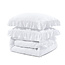 Ruffles Wit 200 x 200/220