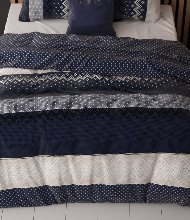 Elisabeth marineblauw 200 x 220