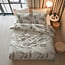 Sleeptime Leaf motif Silver gray 200 × 200/220 - Duvet Cover