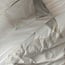 Sleeptime Leaf motif Silver gray 200 × 200/220 - Duvet Cover