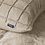 Nepbont met ruitpatroon beige 140x200/220