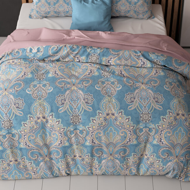 Giselle blauw 200 x 200/220