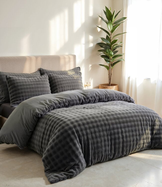 Pom Pom Antraciet 200 x 220