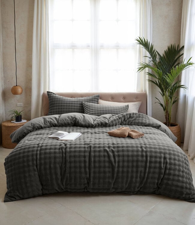 Pom Pom Antraciet 200 x 220