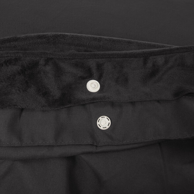 Fluwelen paspel zwart 200 x 220