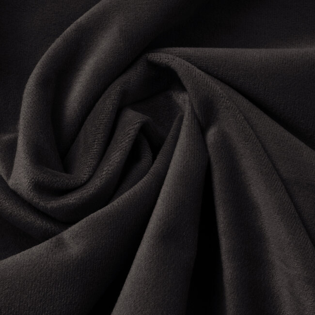 Fluwelen paspel zwart 200 x 220