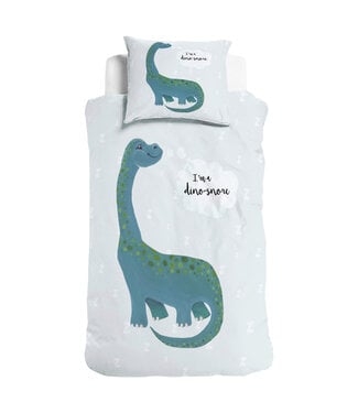Little Monster Ik ben een Dino-Sore Blauw 140 x 220