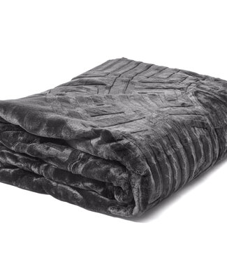 Sleeptime Geëmbosseerde Zeta Deken Antraciet