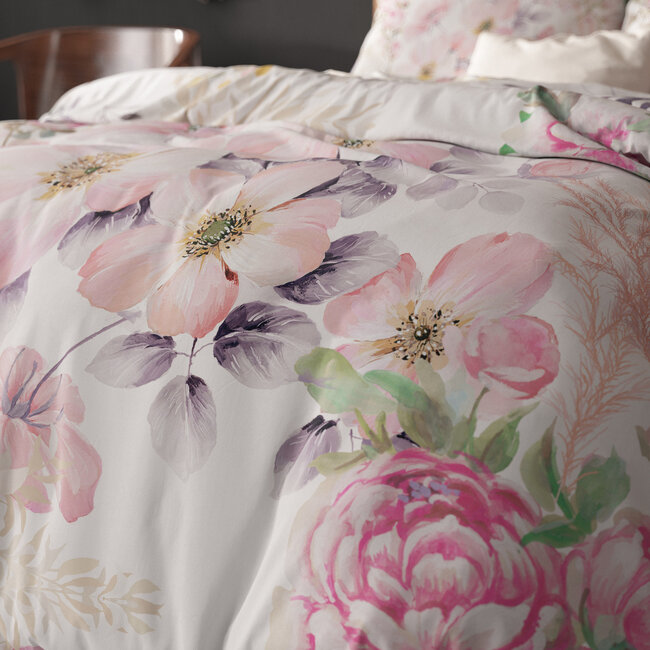 Sleeptime Gyna Pink 140 × 200/220 - Bettbezug
